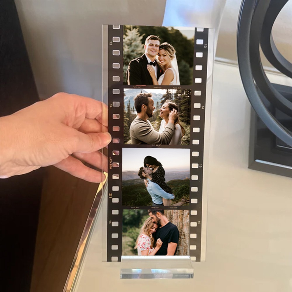 Custom Memory Film Photo Plaque Personalized Camera Roll Gift Valentine's Day Gift Ideas for Her Him