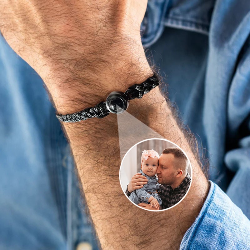 Photo Bracelet, Projection Bracelet, Photo Projection Bracelet, Couple  Bracelet, Anniversary Gift for Him, Personalized Bracelet for Men - Etsy  Norway