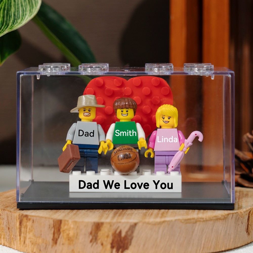 Personalised Family Tiny Figure for Dad Father's Day Gift