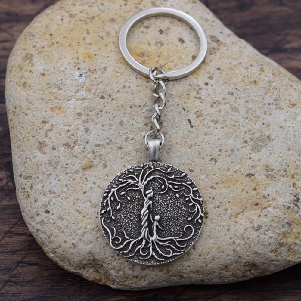 Mum &1~8  Child 'tree Of Life' Pendant Keychain