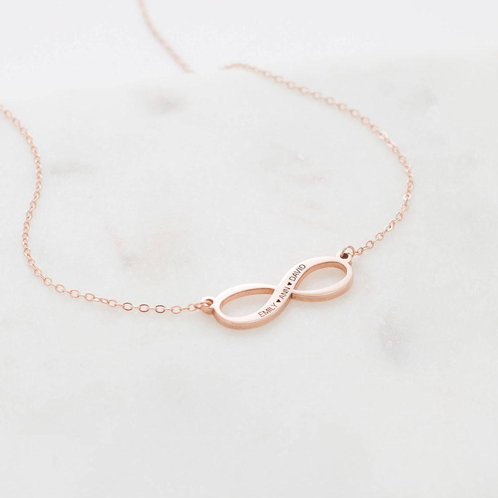 Infinity Jewelry | Silver Infinity Summer Necklace  | Personalised Infinity Gift | Mothers Gifts