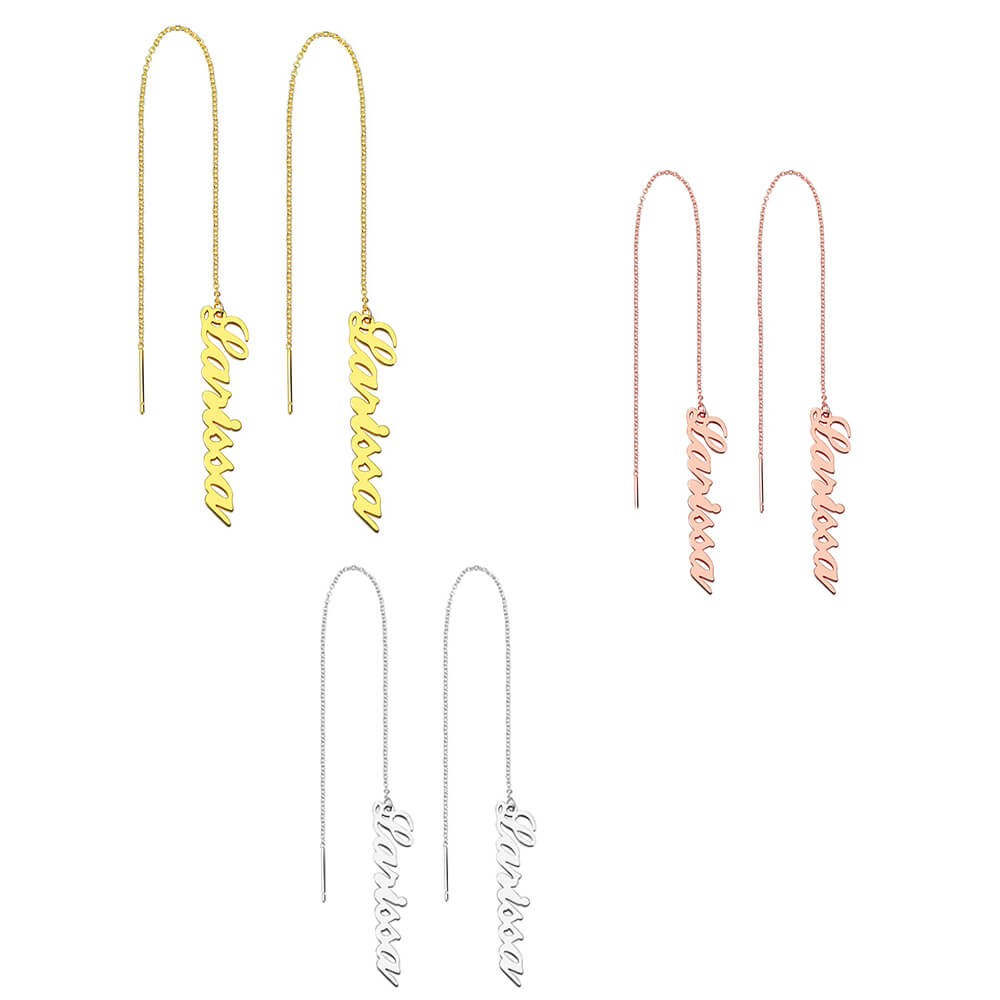 Personalised Name Earrings