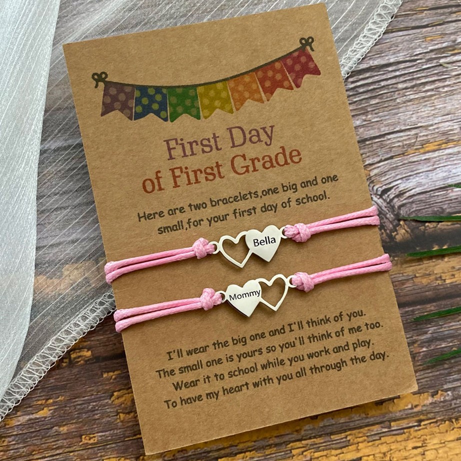 First Day of School Mummy and Me Back to School Bracelets