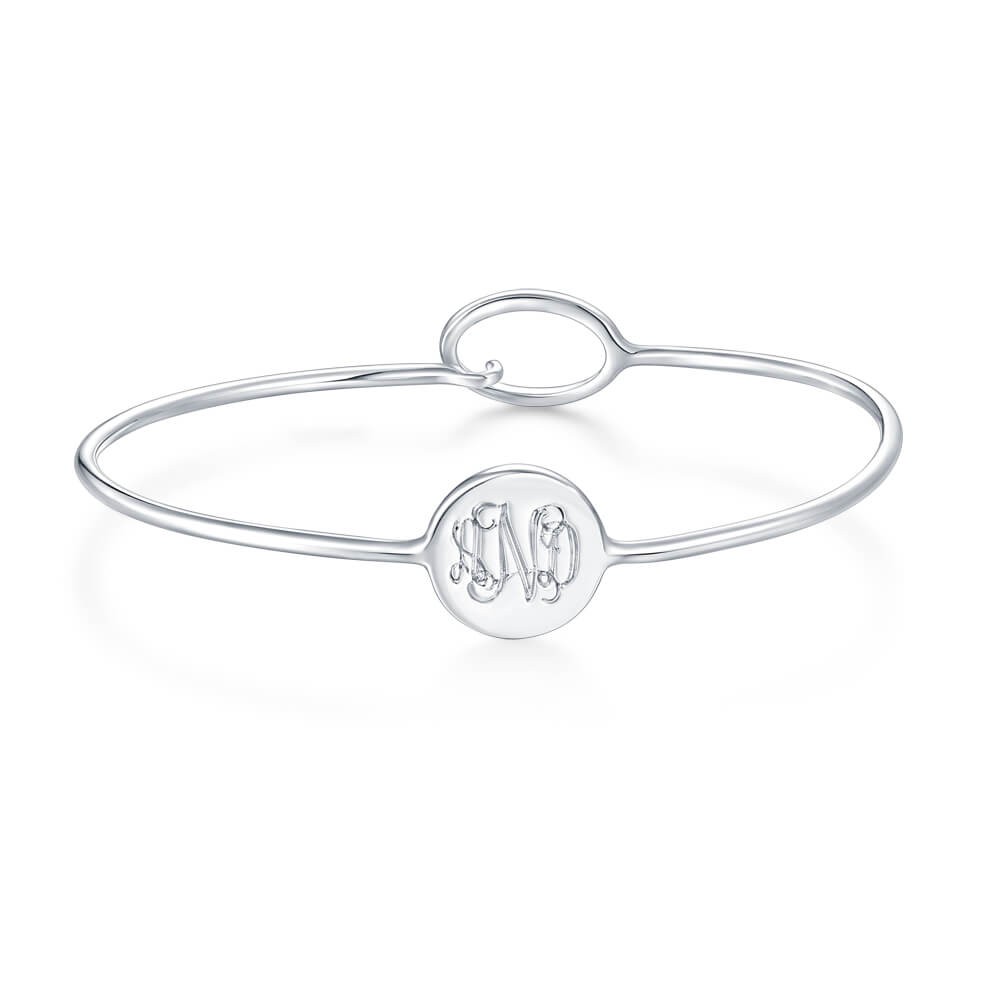 Personalised Monogram Bangle Bracelet