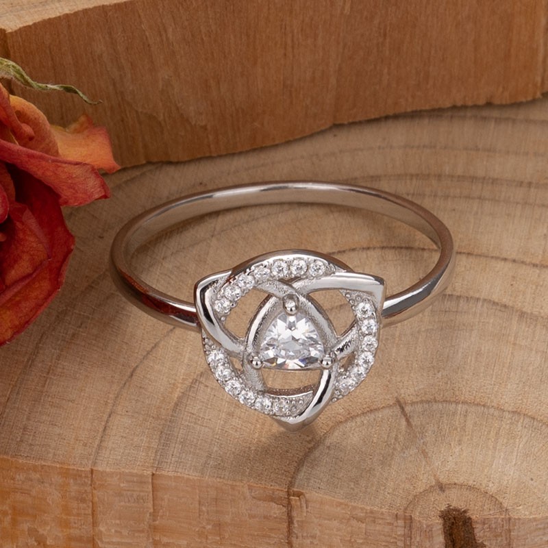 S925 Sterling Silver Personalised Promise Ring For Her