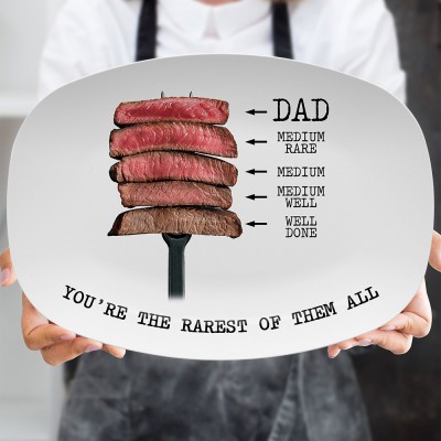 Personalised Daddy's BBQ Funny Grilling Platter Father's Day Gift Ideas