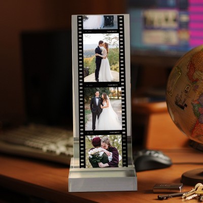 Personalised Couple Photo Acrylic Film Plaque Keepsake Gifts for Him Valentine's Day Gift Ideas Meaningful Anniversary Gifts for Her