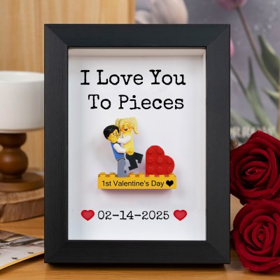 Custom Couple Tiny Figure Frame Valentine's Day Gift
