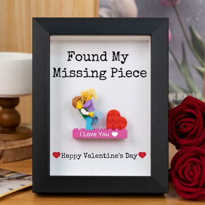 Custom Couple Tiny Figure Frame Valentine's Day Gift