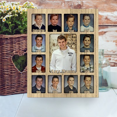 K-12 School Years 3D Photo Frame Personalised Collage Picture Frames Graduation Gifts