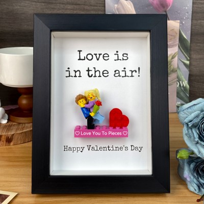 Custom Couple Tiny Figure Frame Valentine's Day Gift