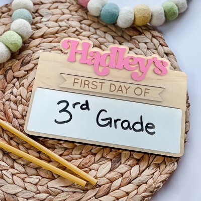 Reusable First and Last Day of School Sign Preschool Kindergarten First Day Photo Prop Keepsake Gifts for Kids