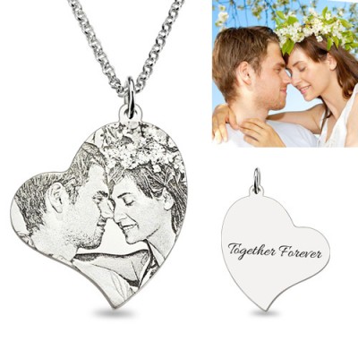 Personalised Photo-engraved Necklace