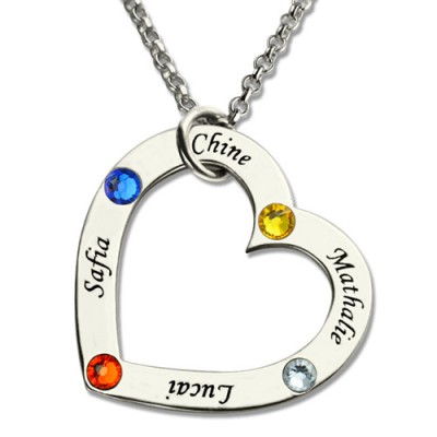 Mother Necklace Family In Your Heart Jewelry