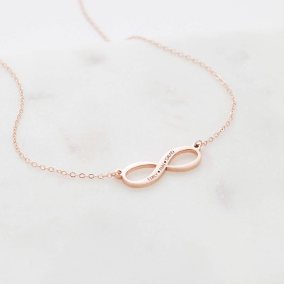Infinity Jewelry | Silver Infinity Summer Necklace  | Personalised Infinity Gift | Mothers Gifts