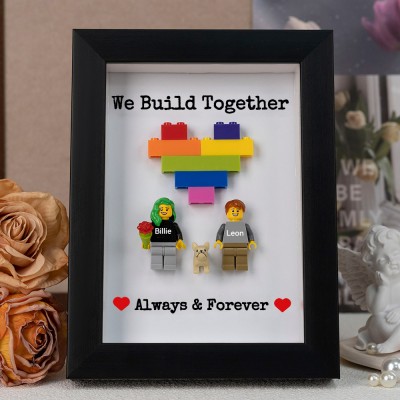 Custom Couple Tiny Figure Frame Valentine's Day Gift