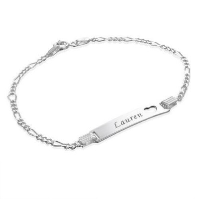 Personalised Bar Anklet Adjustable