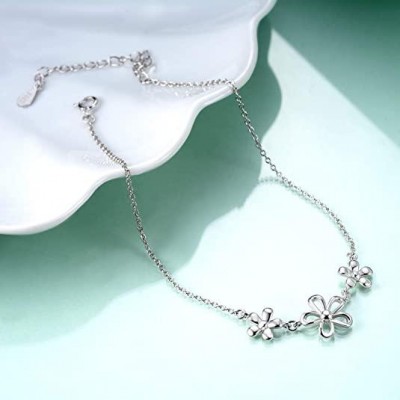 Daisy Flower Anklet for Women Teens Girls