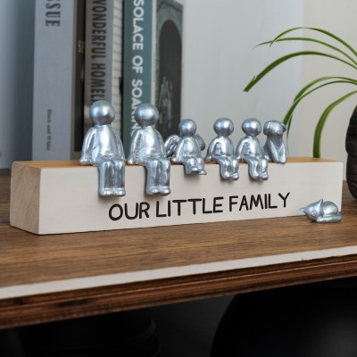 Personalised Family Sculpture Figurines for Mum Grandma Birthday Gift Ideas for Wife Her