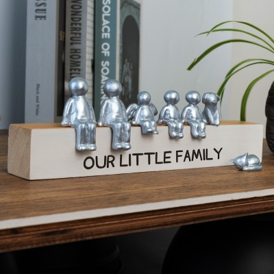 Personalised Family Sculpture Figurines for Mum Grandma Birthday Gift Ideas for Her