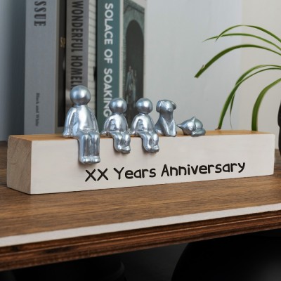 Personalised Sculpture Figurines Customise Gift for Wife Wedding Anniversary Gift