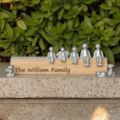 Choose Your Own Family Combination Personalised Family Sculpture Figurines Christmas Birthday Family Gift