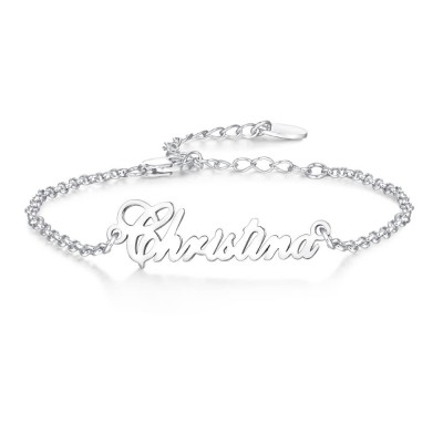 Personalised Name Bracelet Adjustable