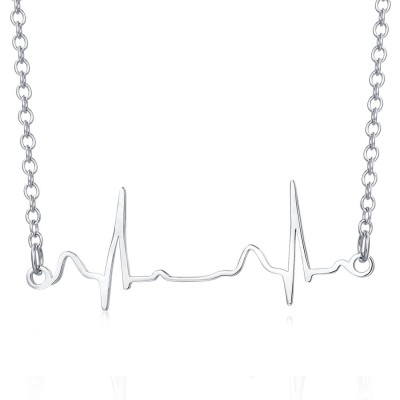 Personalise Baby Heartbeat Necklace Gift for New Mum 