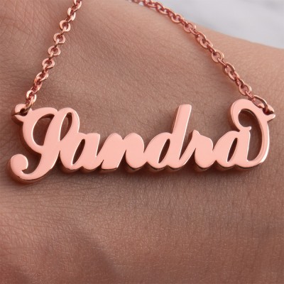 Personalised Engraved Name Necklace Custom Gift for Her