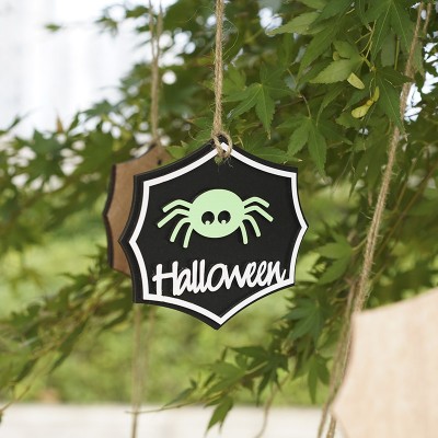 Personalised Halloween Spider Bag Name Tags Candy Bucket For Kids