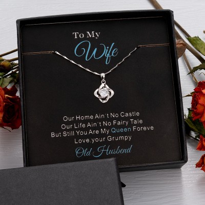 Personalised To My Wife Romantic Necklace An Unforgettable Anniversary Valentine's Day Gift For Wife Her