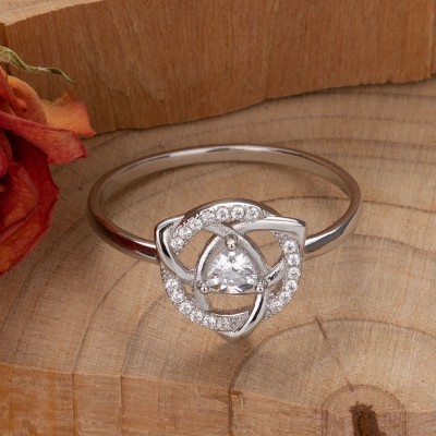 S925 Sterling Silver Promise Ring Anniversary Gift For Her