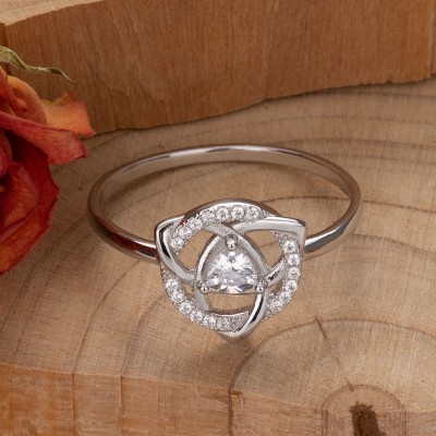 S925 Sterling Silver Personalised Promise Ring For Her