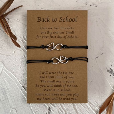 Back to School Parent and Me Matching Wish Bracelets 