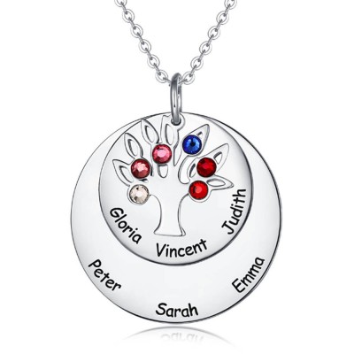 Family Tree Necklaces Buy Family Tree Jewelry Online Adorlla Uk