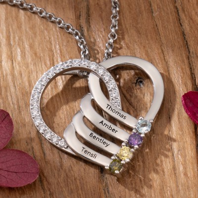 Family Birthstone Necklace | Birthstone Jewellery For Mum – Beautifully  Handmade UK