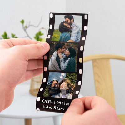 Personalised Memory Photo Film Reel Frame for Valentine's Day Anniversary Gift Ideas Unique Gifts for Boyfriend Husband