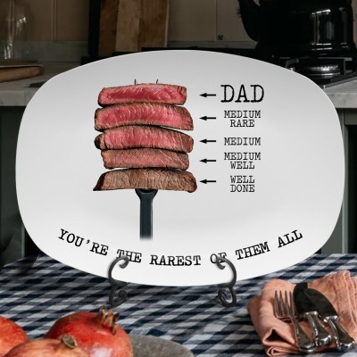 Personalised Daddy's BBQ Funny Grilling Platter Father's Day Gift Ideas