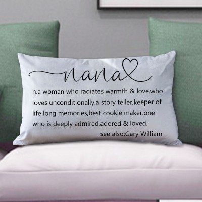 Personalised Nana Noun Pillow Mother's Day Gift