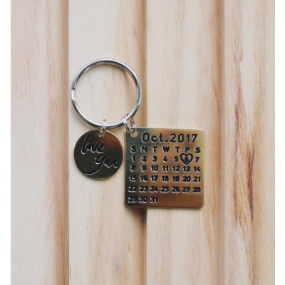 Personalised Calendar Keychain