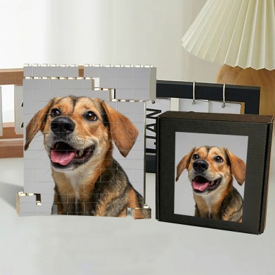 Personalised Pet Photo Building Block Gift Dog Brick Puzzles Pet Lover Gift