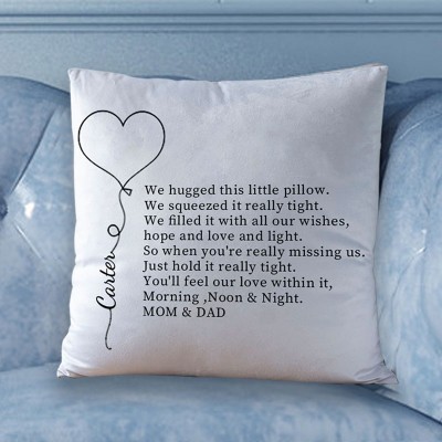 Personalised Engraved Family Pillow