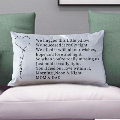 Personalised Engraved Family Pillow