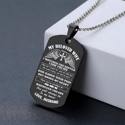 Personalised My Beloved Wife Necklace
