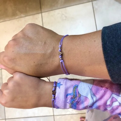 First Day of Eleventh Grade School Matching Bracelets