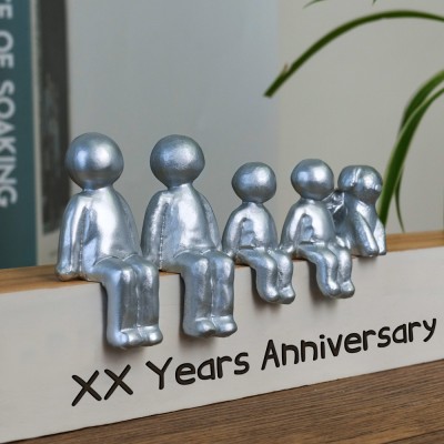 Personalised Sculpture Figurines Customise Gift for Wife Wedding Anniversary Gift For Grandma Mum Her