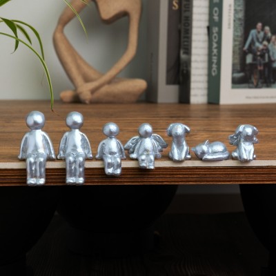 Personalised Family Sculpture Figurines for Mum Grandma Birthday Gift Ideas for Her
