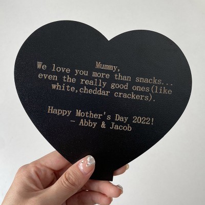 Personalised Heart Shaped 1-16 Names Mum You Are the Piece that Holds Us Together Puzzle Pieces Name Sign Mother's Day Gift