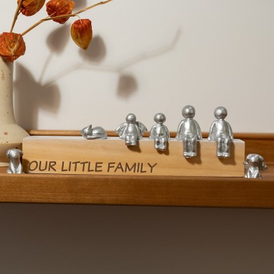 Personalised Our Family Sculpture Figurines Wedding Anniversary Christmas Gift for Wife