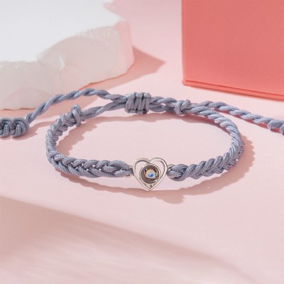 Personalised Photo Projection Bracelet Memory Gift for Her Christmas Gift for Mum Grandma Wife